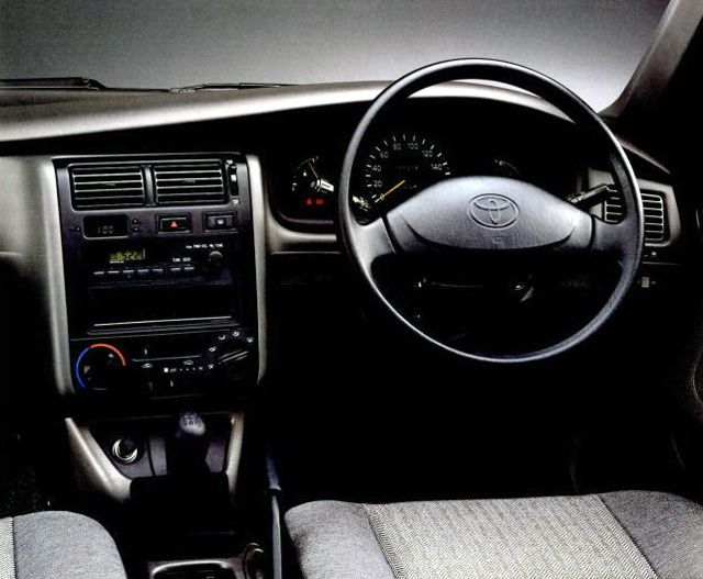 Toyota Caldina 1996. Tableau de bord. Break 5-portes, 1 génération, restyling