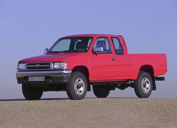 Toyota Hilux 1997. Carrosserie, extérieur. 1.5 pick-up, 6 génération