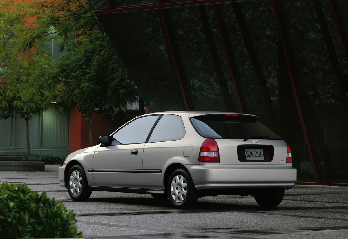 Honda Civic (USA) 1998. Bodywork, Exterior. Hatchback 3-door, 6 generation, restyling
