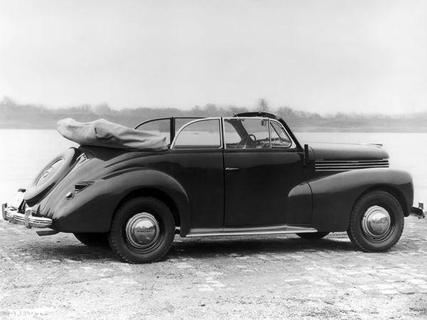אופל קאפיטאן 1938. מרכב, צורה. קבריולט, 1 דור