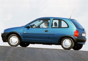 אופל קורסה ‏1993. מרכב, צורה. מיני 3 דלתות, 2 דור