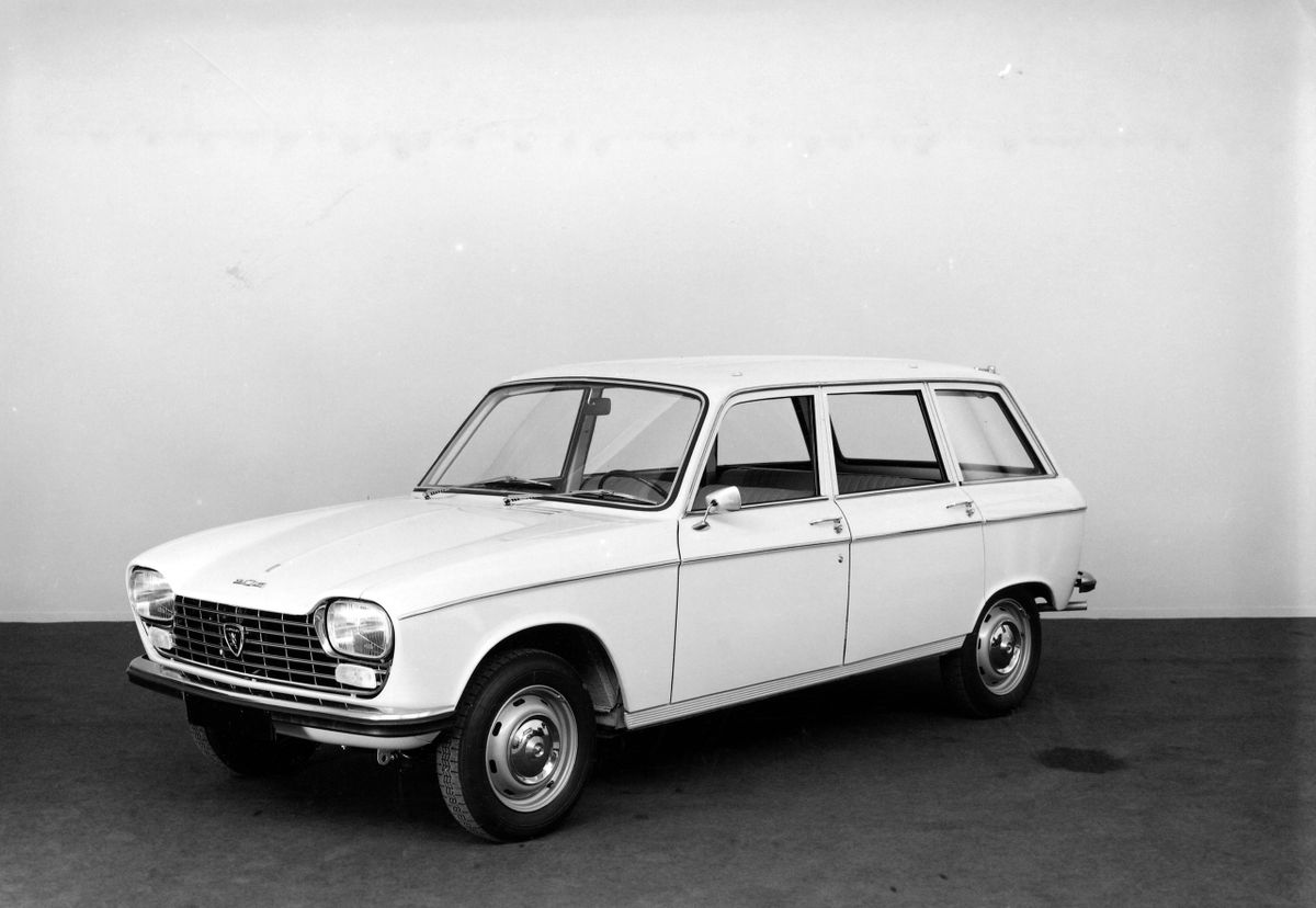 Peugeot 204 1965. Carrosserie, extérieur. Break 5-portes, 1 génération