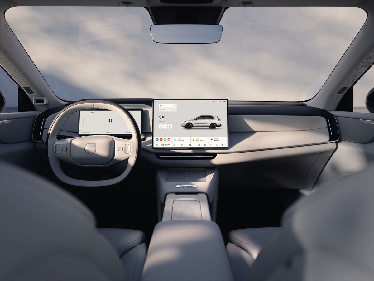 Volvo. Панель приборов.