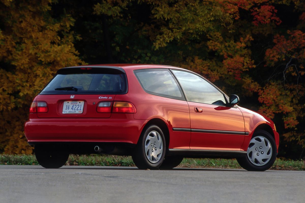 Honda Civic (USA) 1991. Carrosserie, extérieur. Mini 3-portes, 5 génération