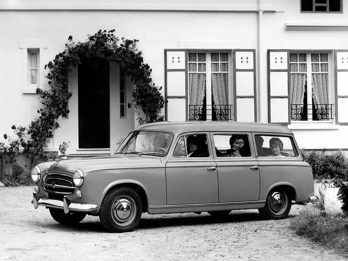 פיג'ו 403 1955. מרכב, צורה. סטיישן 5 דלתות, 1 דור