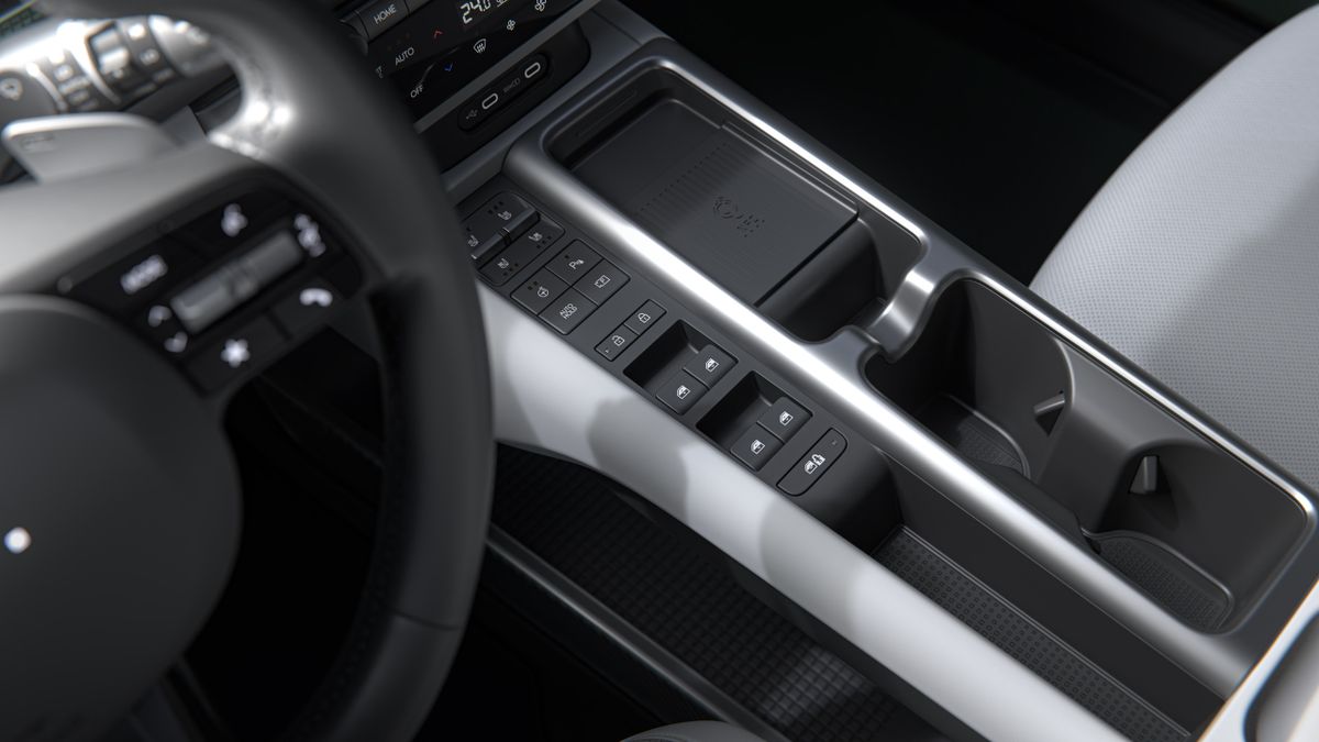 Hyundai IONIQ 6 2025. Центральная консоль. Седан, 1 поколение, рестайлинг