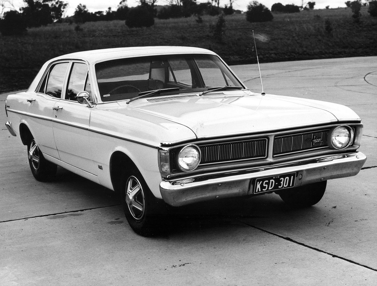 פורד פלקון ‏1970. מרכב, צורה. סדאן, 3 דור, שדרוג