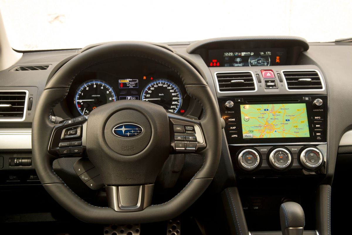 Subaru Levorg 2020. Tableau de bord. Break 5-portes, 1 génération, restyling 1