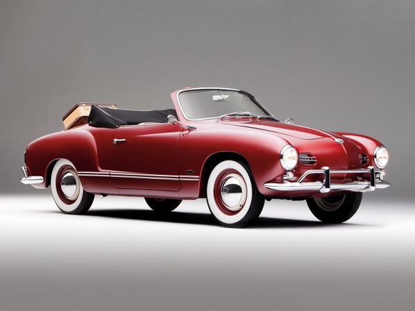 Volkswagen Karmann-Ghia 1957. Carrosserie, extérieur. Cabriolet, 1 génération