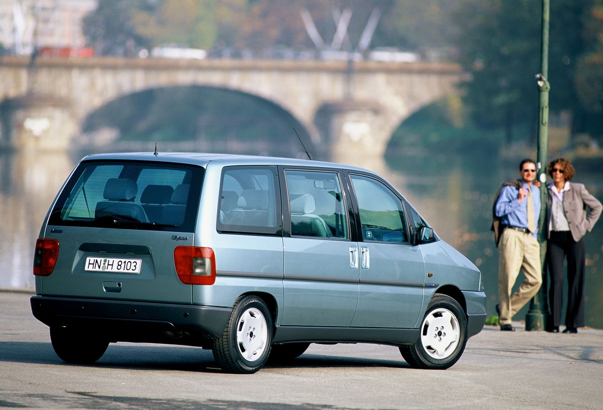 Fiat Ulysse 1998. Carrosserie, extérieur. Compact Van, 1 génération, restyling
