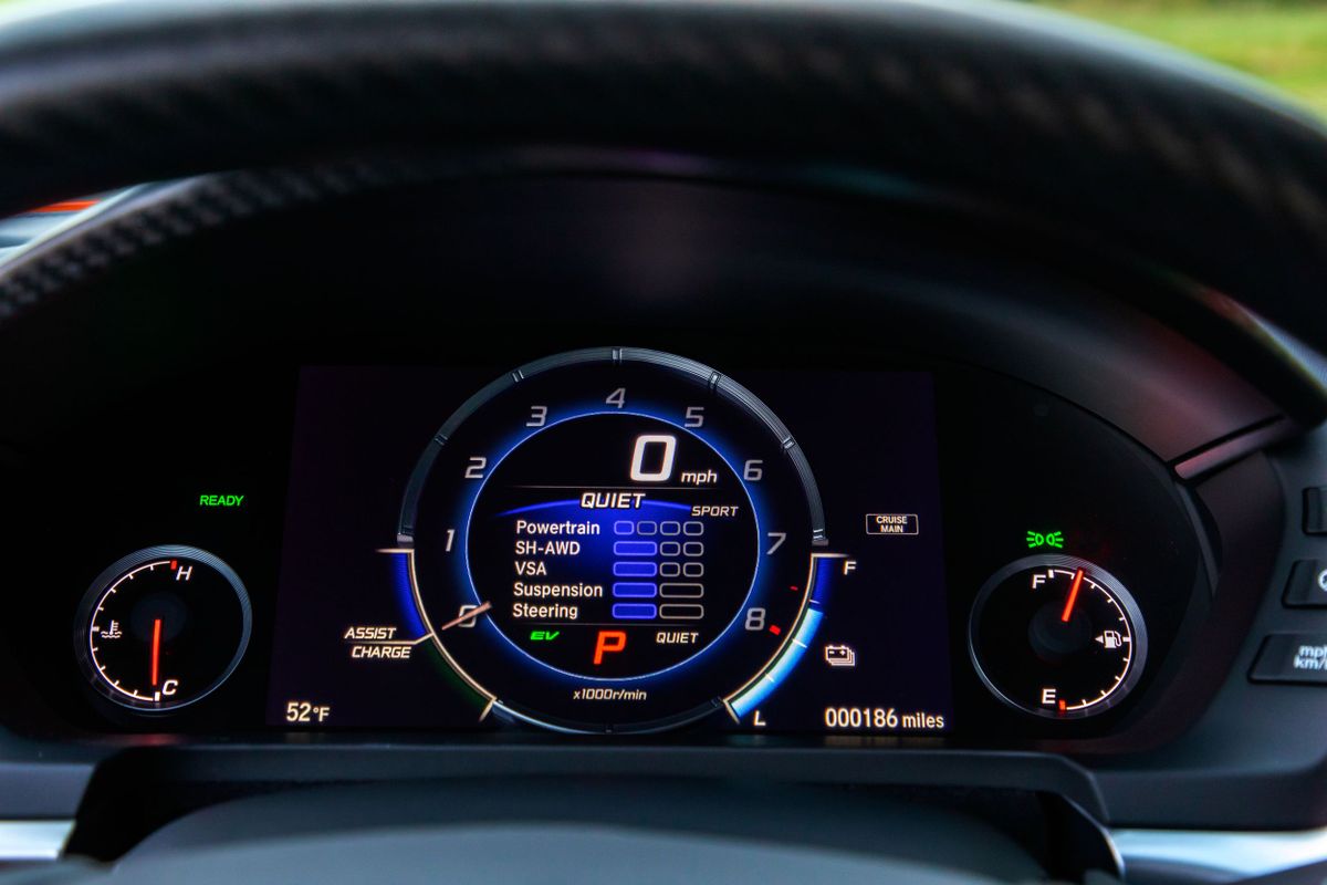 Acura NSX 2015. Dashboard. Coupe, 2 generation