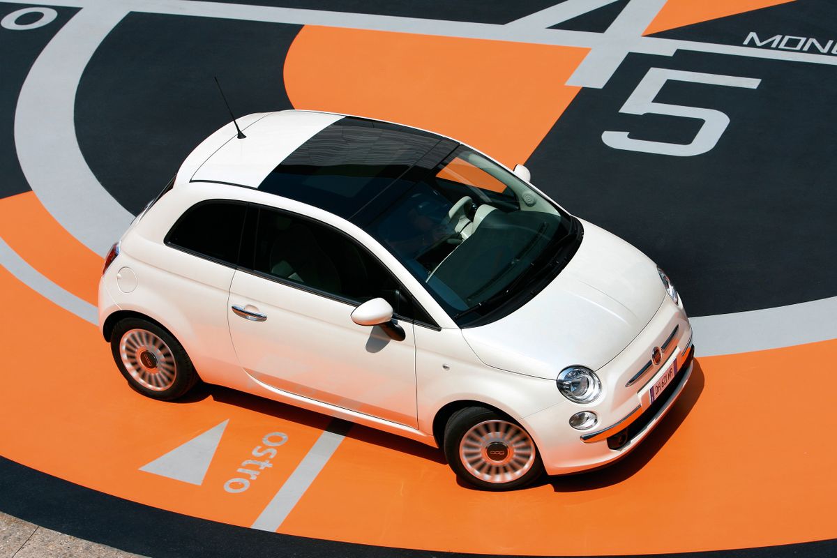 Fiat Cinquecento 2007. Carrosserie, extérieur. Mini 3-portes, 2 génération
