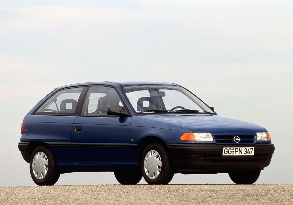 Opel Astra 1991. Carrosserie, extérieur. Hatchback 3-portes, 1 génération
