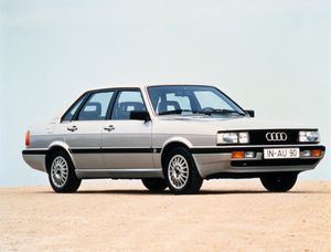 Audi 90 1984. Carrosserie, extérieur. Berline, 1 génération