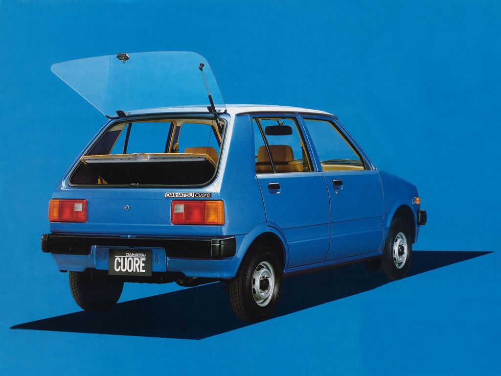 Daihatsu Cuore 1980. Carrosserie, extérieur. Mini 5-portes, 1 génération