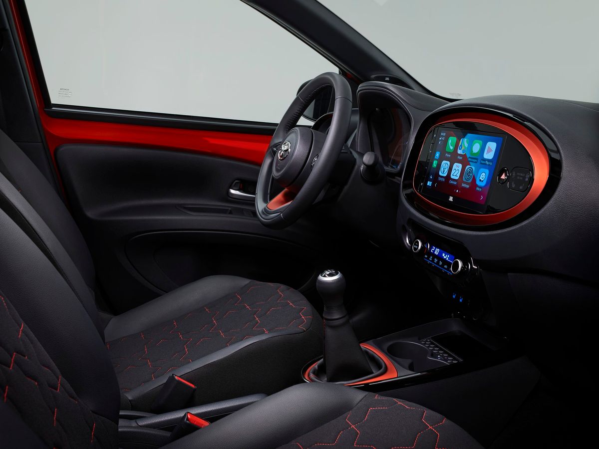 Toyota Aygo 2021. Front seats. Mini 5-doors, 3 generation