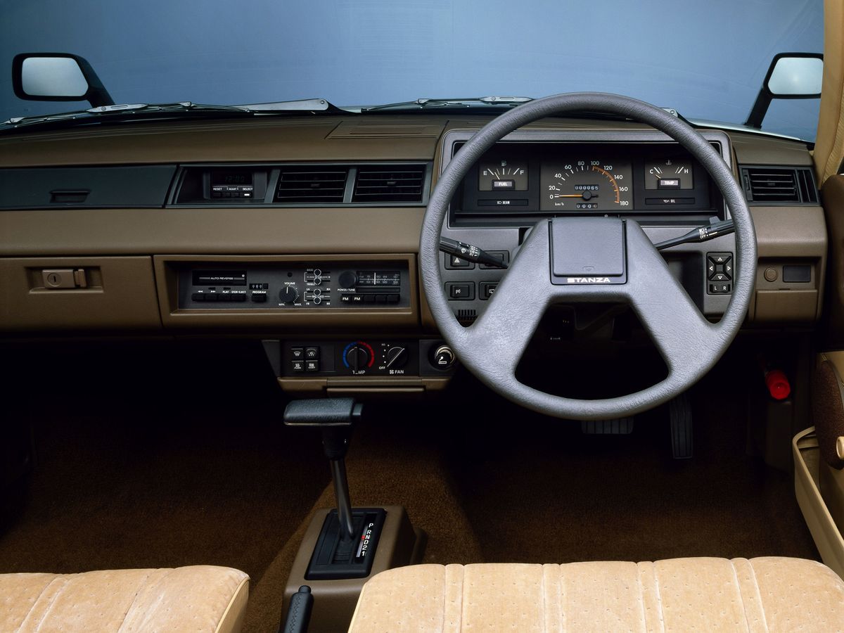 Nissan Stanza 1981. Tableau de bord. Hatchback 5-portes, 1 génération