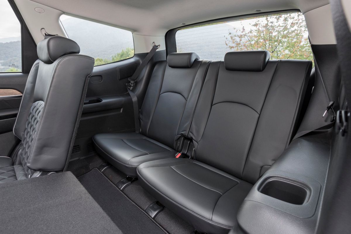 Kia Mohave 2019. Siéges arrières. VUS 5-portes, 1 génération, restyling 2