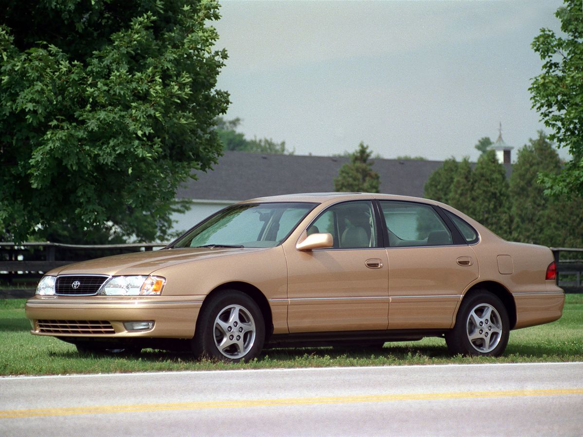 Тойота Авалон 1997. Кузов, экстерьер. Седан, 1 поколение, рестайлинг