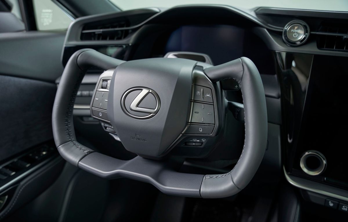 Lexus RZ 2022. Steering wheel. SUV Coupe, 1 generation