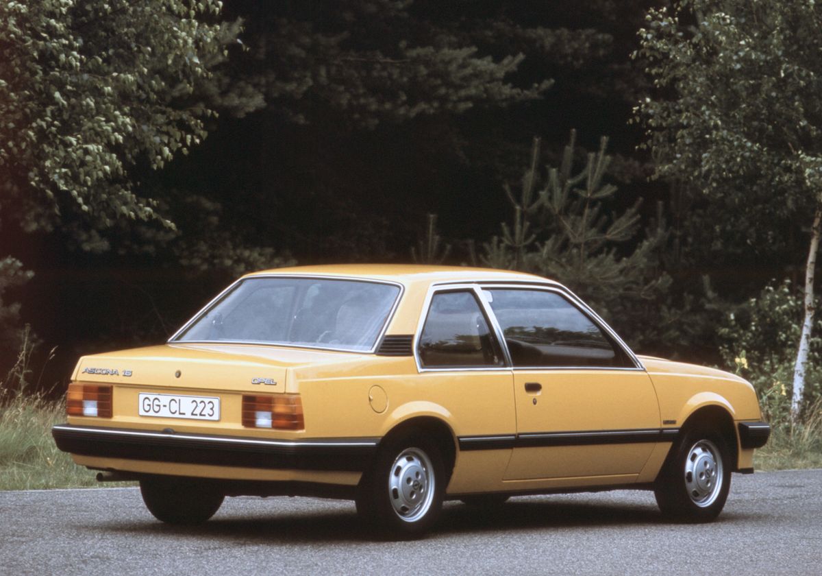 Opel Ascona 1981. Bodywork, Exterior. Sedan 2-doors, 3 generation