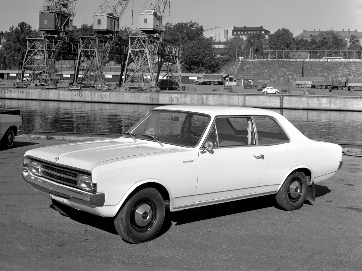 Opel Rekord 1967. Carrosserie, extérieur. Berline 2-portes, 3 génération