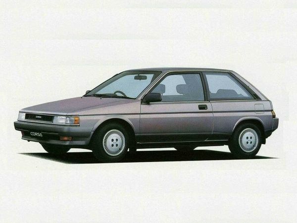 Toyota Corsa 1989. Carrosserie, extérieur. Mini 3-portes, 3 génération