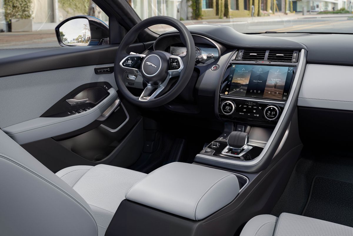 Jaguar E-Pace 2020. Front seats. SUV 5-doors, 1 generation, restyling