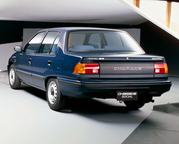 Daihatsu Charade 1987. Bodywork, Exterior. Sedan, 3 generation