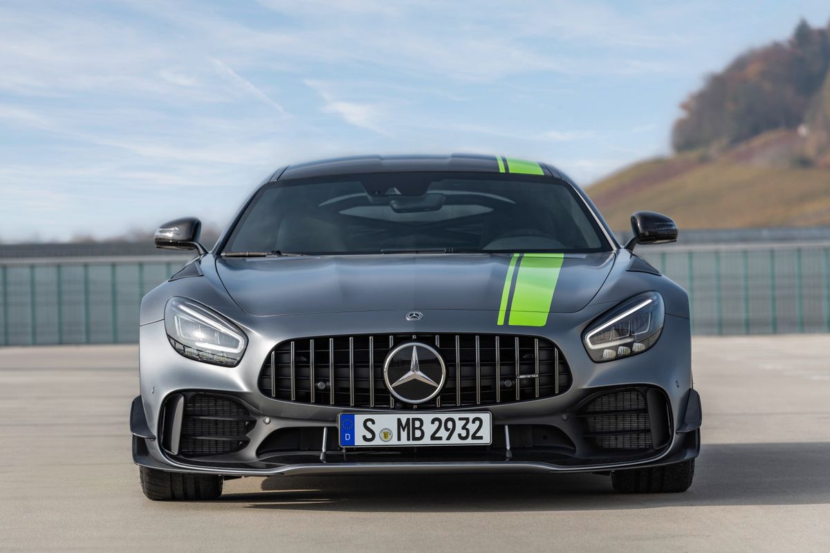 Мерседес AMG GT 2017. Кузов, экстерьер. Купе, 1 поколение, рестайлинг