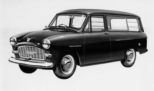 Тойота Корона 1957. Кузов, экстерьер. Универсал 3 дв., 1 поколение