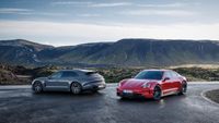 Porsche Taycan 2024. Кузов, экстерьер. 1 поколение, рестайлинг