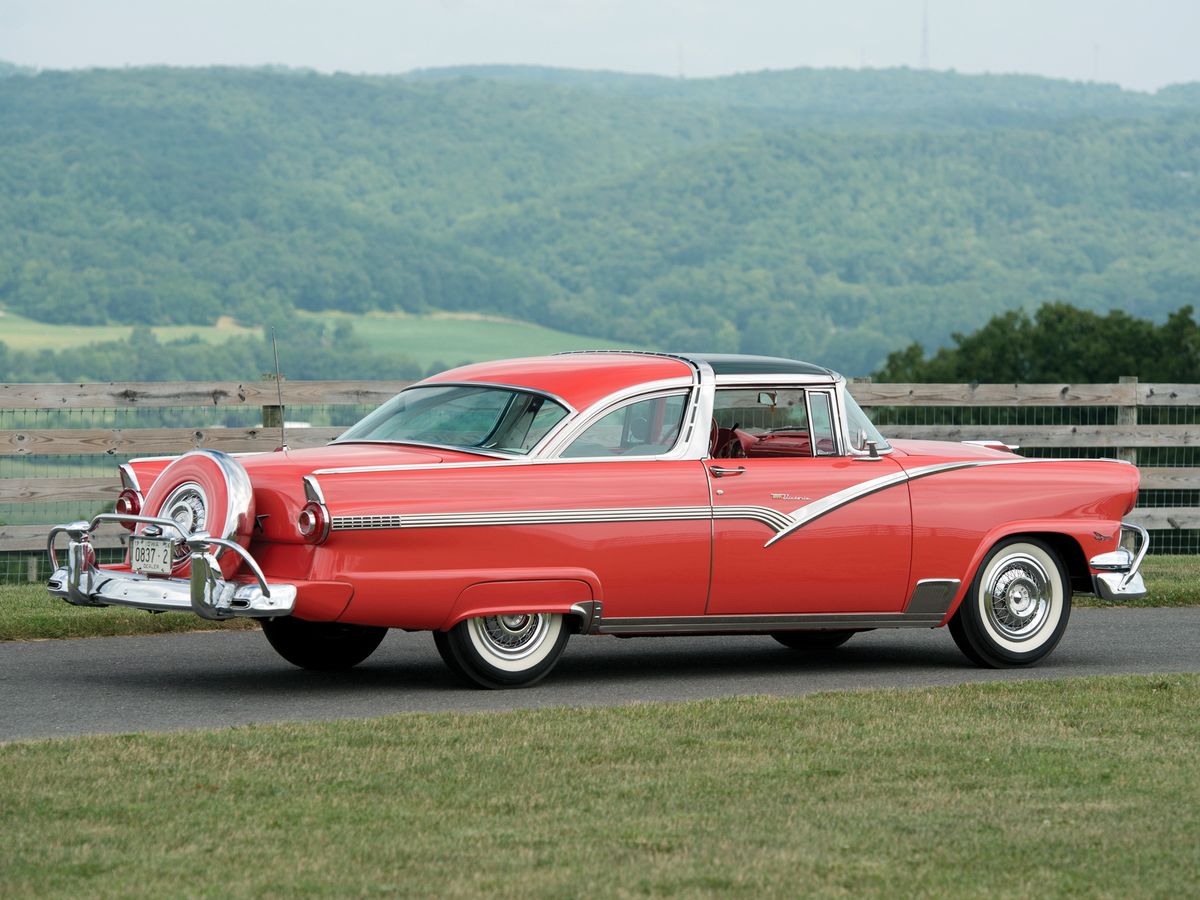 Ford Fairlane 1955. Carrosserie, extérieur. Coupé, 1 génération