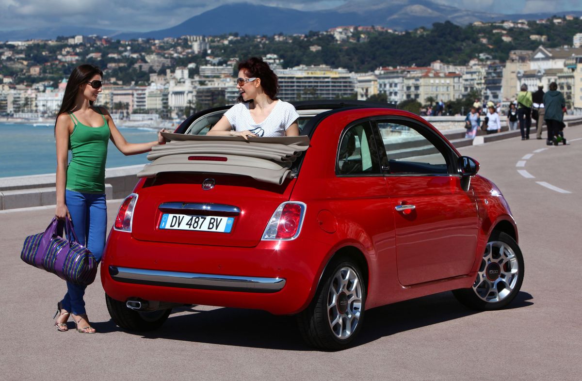 Fiat 500 2007. Carrosserie, extérieur. Cabriolet, 2 génération
