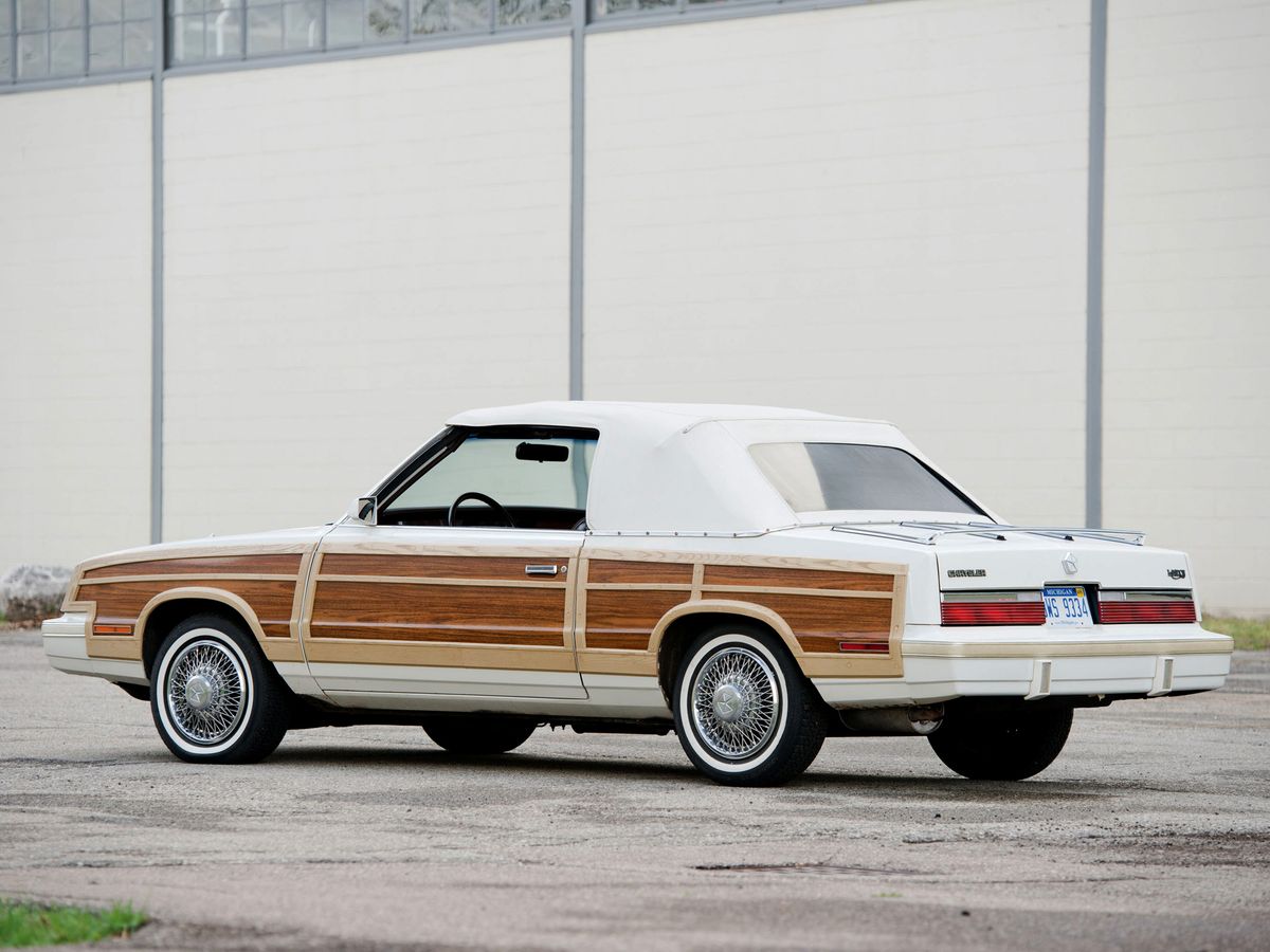Chrysler LeBaron 1982. Carrosserie, extérieur. Cabriolet, 2 génération