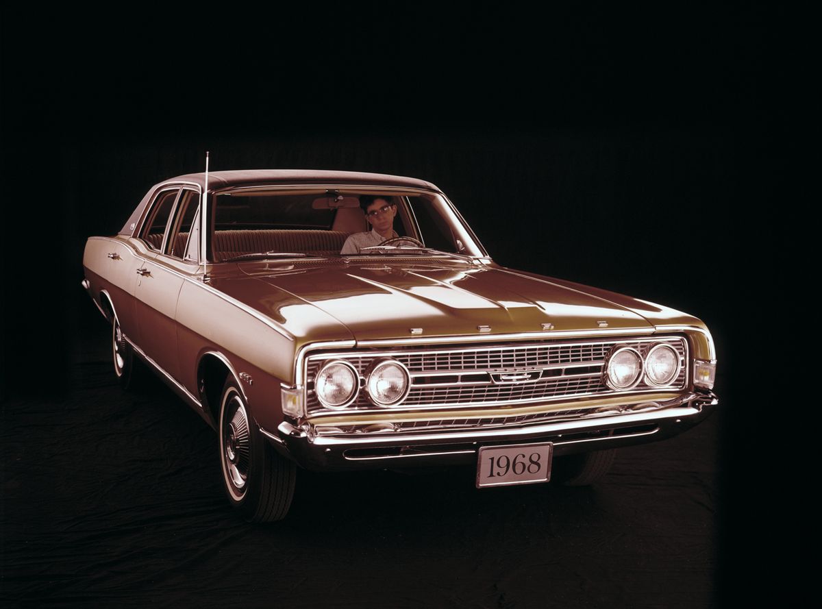 פורד פיירליין ‏1968. מרכב, צורה. סדאן, 6 דור