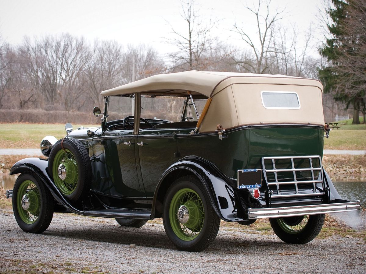 Ford V8 1932. Carrosserie, extérieur. Phaeton, 1 génération