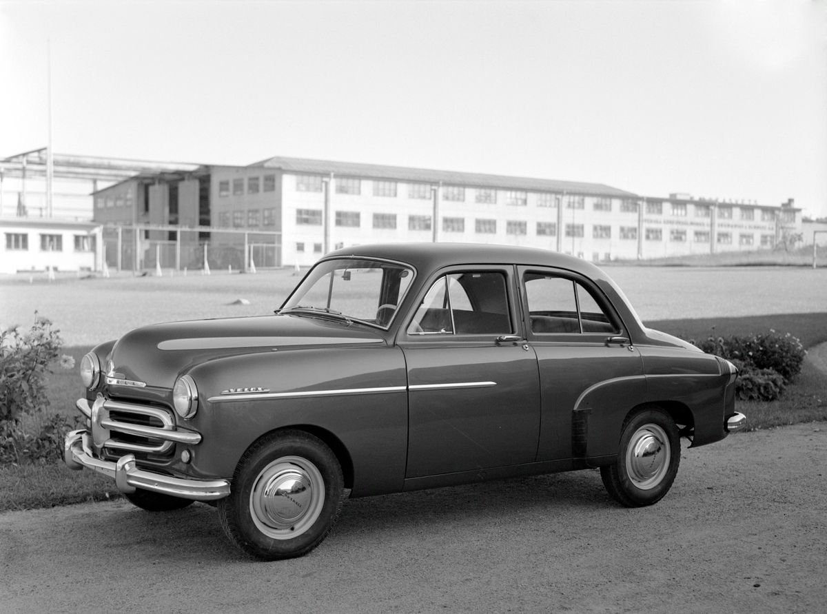 فوكسهول فيلوكس 1951. الهيكل، المظهر الخارجي. سيدان, 2 الجيل