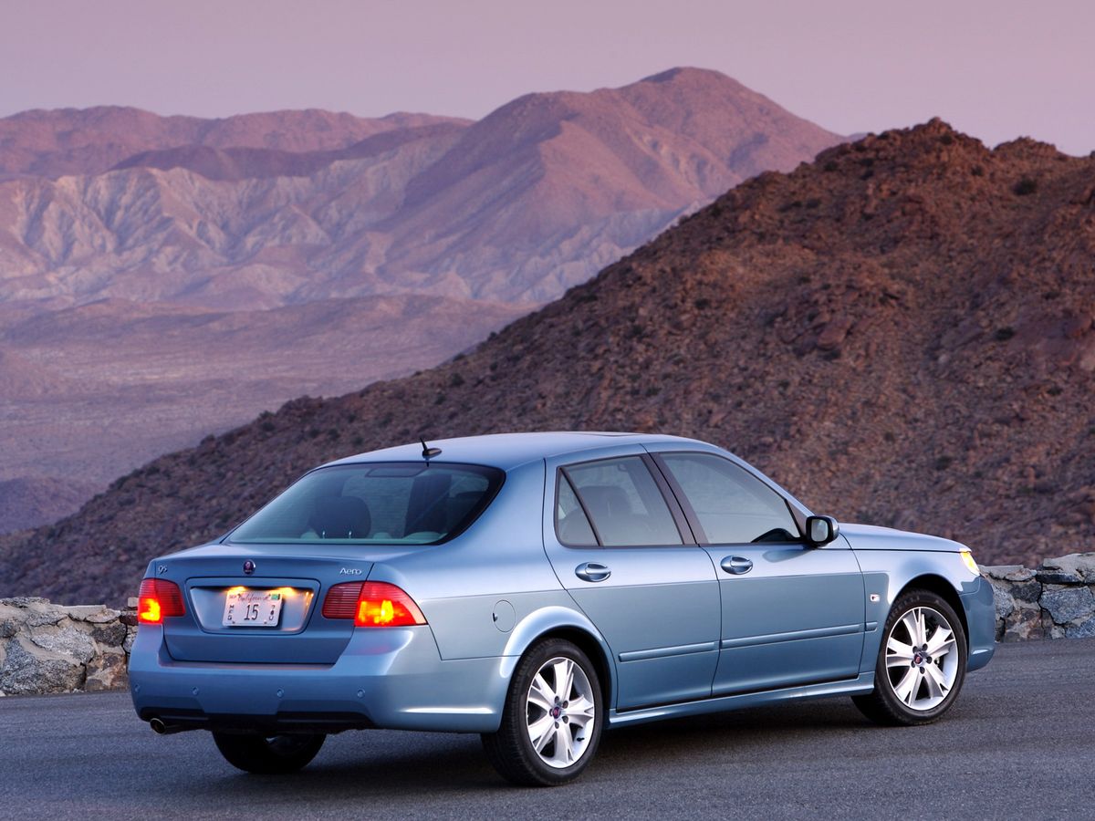 Saab 9-5 2005. Carrosserie, extérieur. Berline, 1 génération, restyling 2