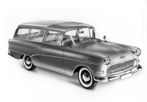 אופל אולימפיה 1957. מרכב, צורה. סטיישן 3 דלתות, 5 דור
