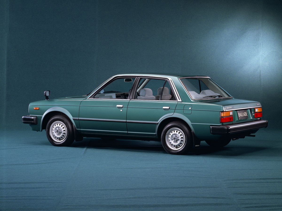 Honda Ballade 1980. Carrosserie, extérieur. Berline, 1 génération