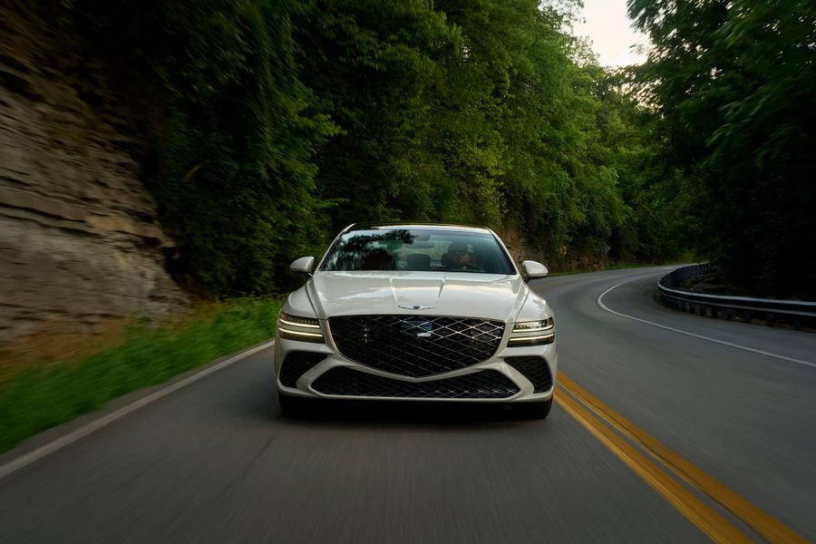 Genesis G80 2023. Кузов, экстерьер. Седан, 2 поколение, рестайлинг 1