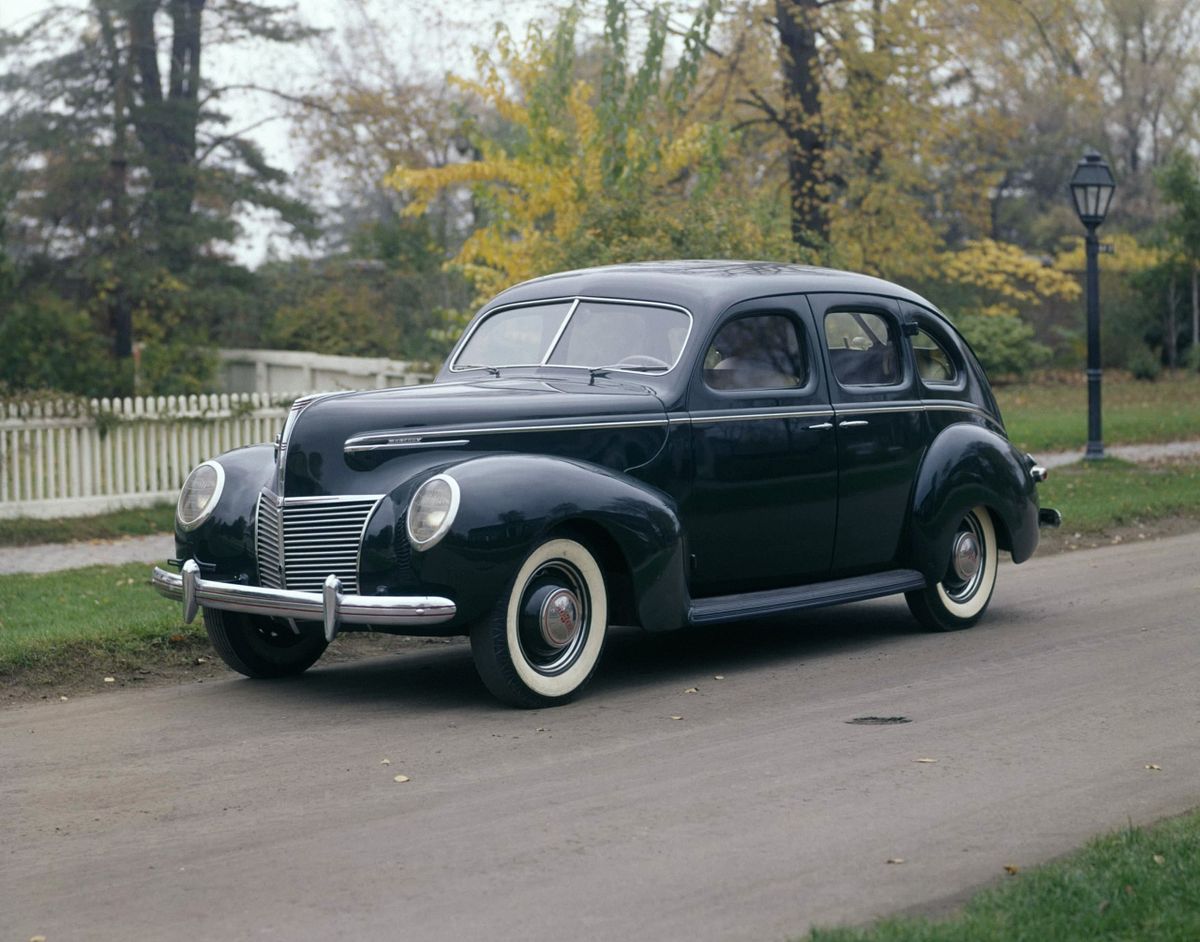 Mercury Eight 1939. Carrosserie, extérieur. Berline, 1 génération
