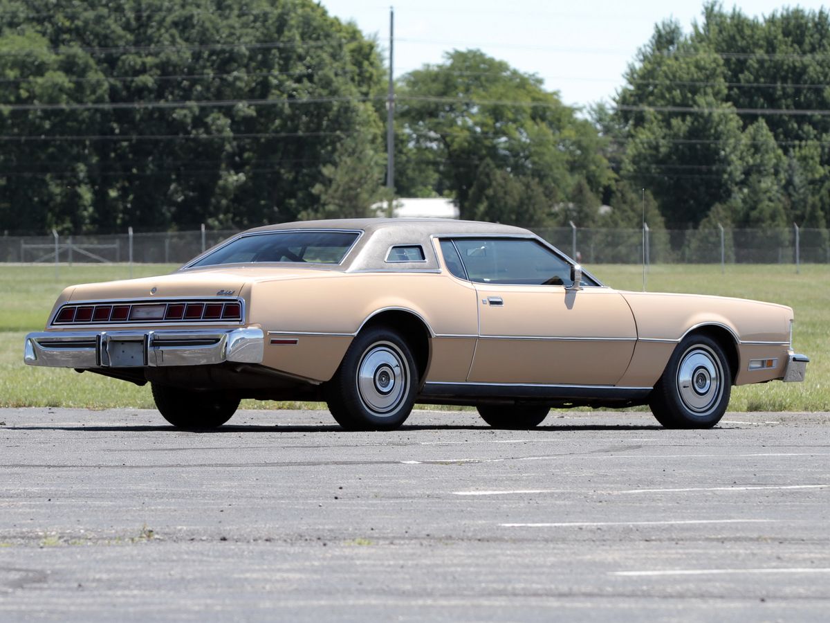 Ford Thunderbird 1972. Carrosserie, extérieur. Coupé sans montants, 6 génération