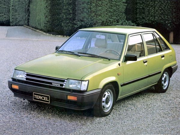 Toyota Tercel 1982. Carrosserie, extérieur. Mini 5-portes, 2 génération