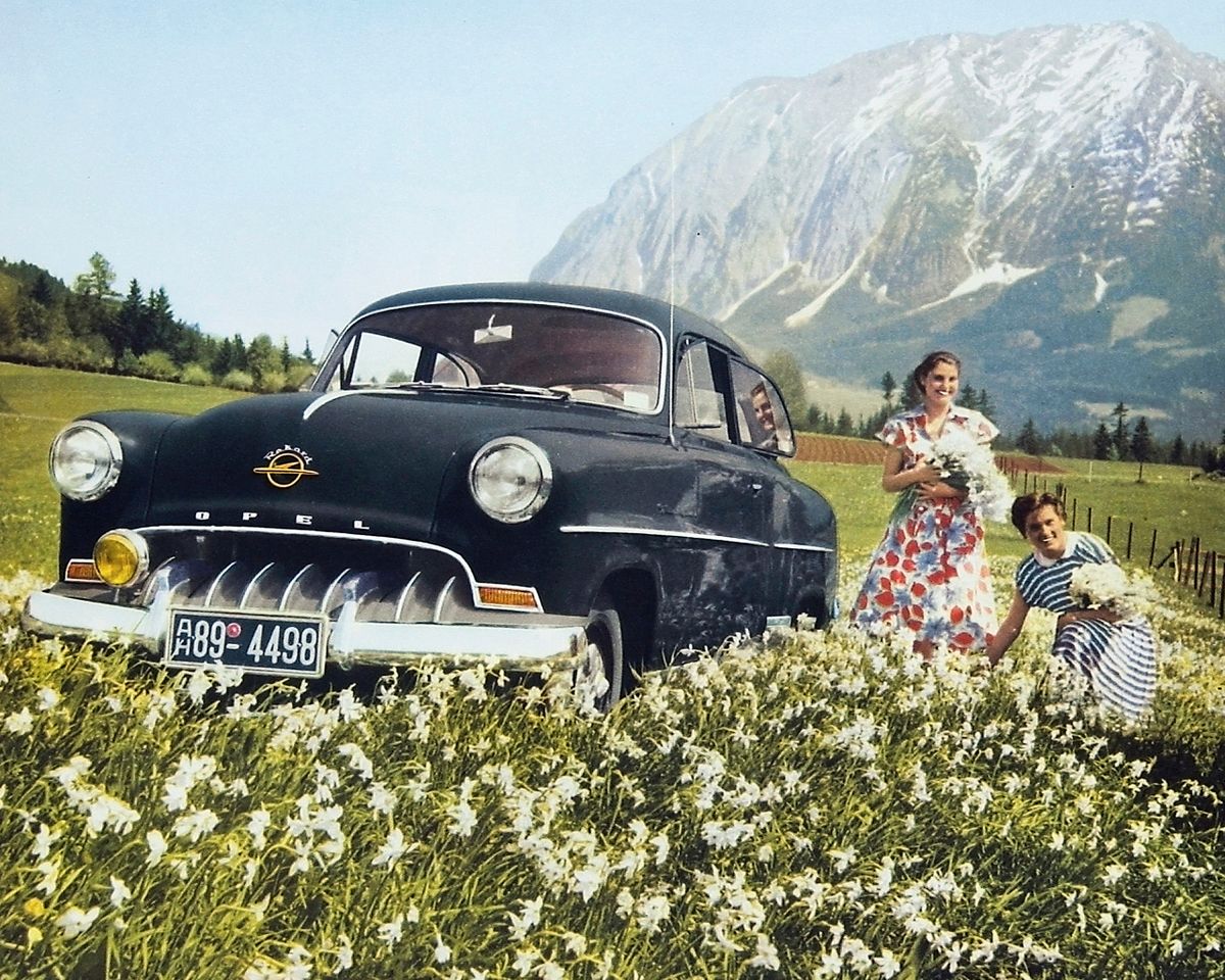 Opel Olympia 1953. Carrosserie, extérieur. Berline 2-portes, 4 génération