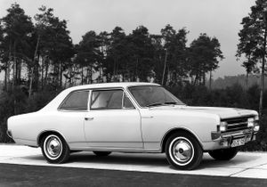 Opel Rekord 1967. Carrosserie, extérieur. Berline 2-portes, 3 génération