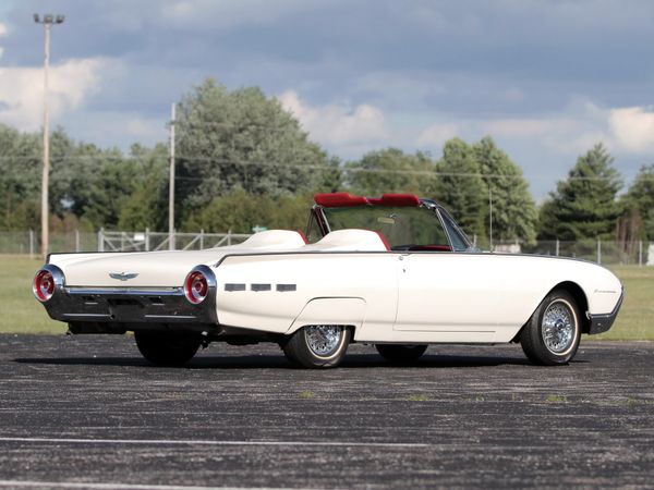 Ford Thunderbird 1961. Carrosserie, extérieur. Cabriolet, 3 génération