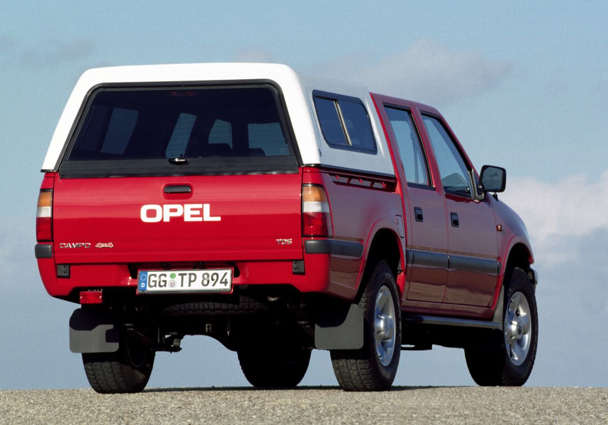 Opel Campo 1991. Carrosserie, extérieur. 2 pick-up, 1 génération