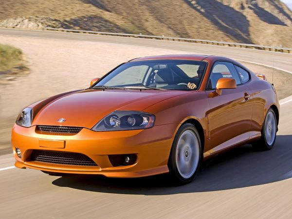 Hyundai Tiburon 2005. Carrosserie, extérieur. Coupé, 2 génération, restyling
